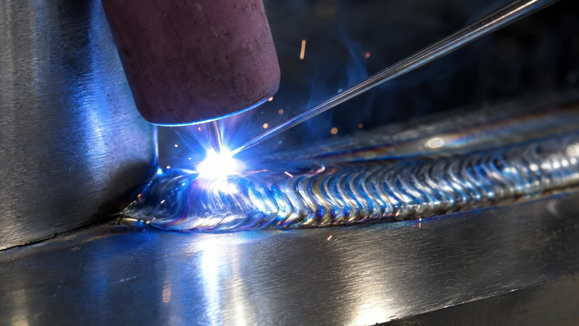 Clean TIG welds on stainless and aluminum